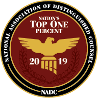 National-Association-of-Distinguished-Counsel-Top-One-Percent-2019