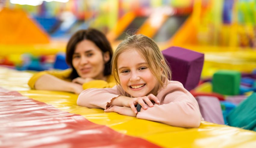 girl-and-adult-at-trampoline-park